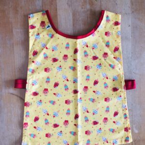 Tablier Maternelle avec Élastiques - Maman Cactus Facile à Enfiler