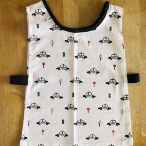 Tablier Maternelle avec Élastiques - Maman Cactus Facile à Enfiler