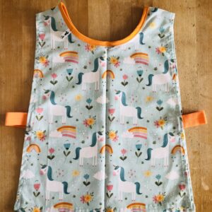 Tablier Maternelle avec Élastiques - Maman Cactus Facile à Enfiler