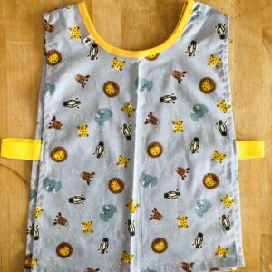 Tablier Maternelle avec Élastiques - Maman Cactus Facile à Enfiler