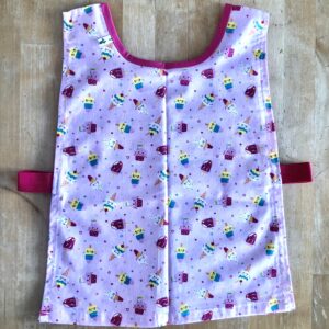 Tablier Maternelle avec Élastiques - Maman Cactus Facile à Enfiler