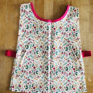 Tablier Maternelle avec Élastiques - Maman Cactus Facile à Enfiler