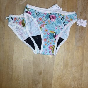 culotte menstruelle flux trad T 32 jungle blue